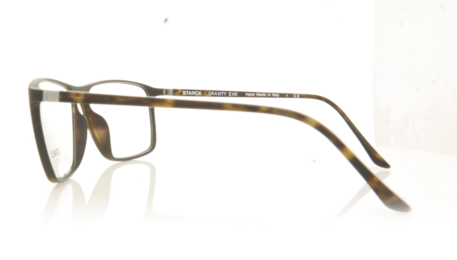 Starck 0SH3030 2 Mat Havana Glasses - Side