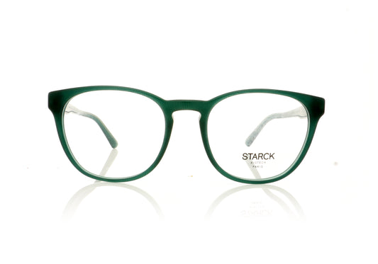 Starck 0SH3058 2 Green Pontille Glasses - Front