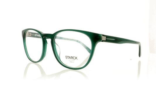 Starck 0SH3058 2 Green Pontille Glasses - Angle