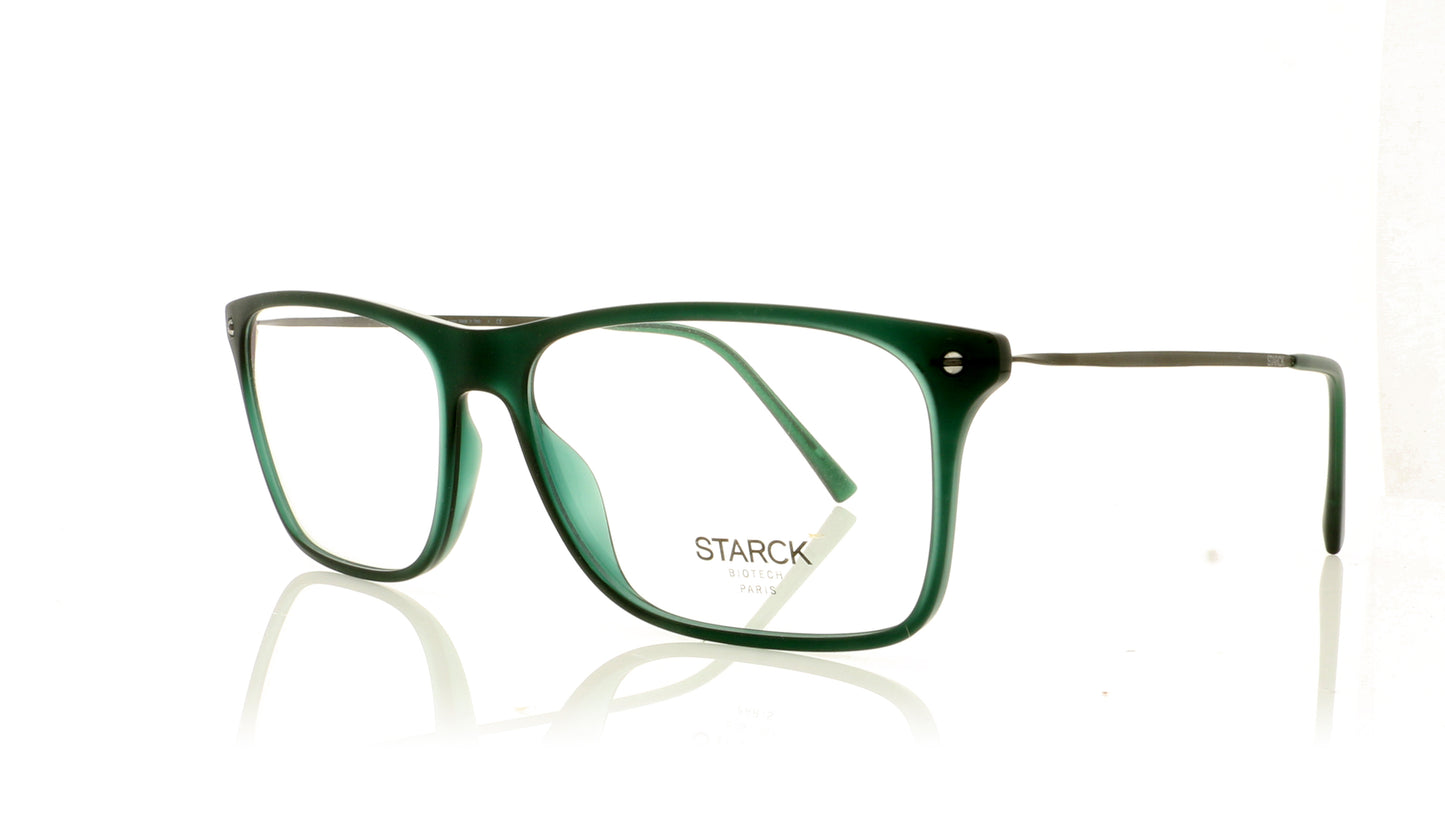 Starck 0SH3062 4 Dark Green Glasses - Angle
