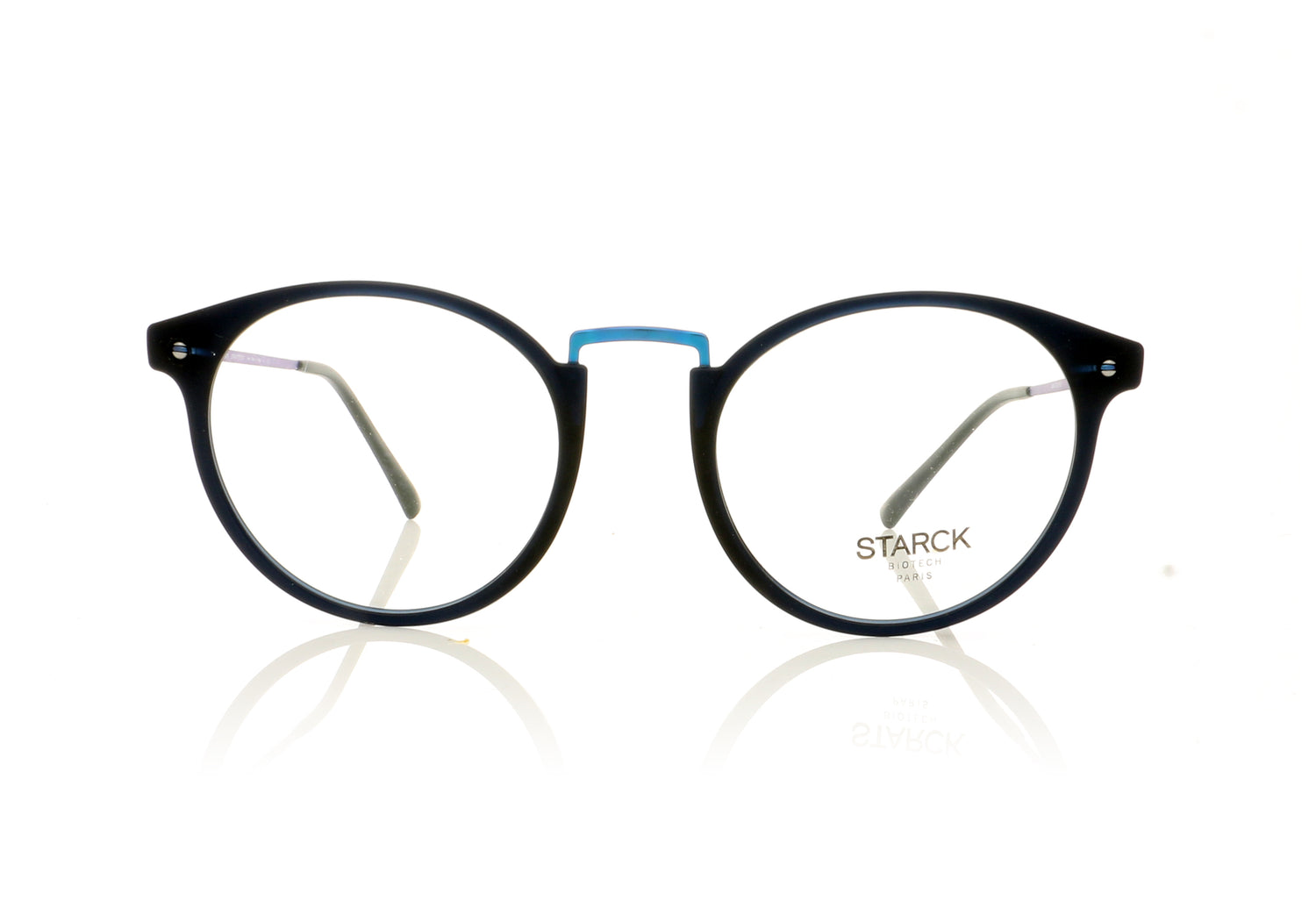 Starck 0SH3063 4 Matte Blue Glasses - Front