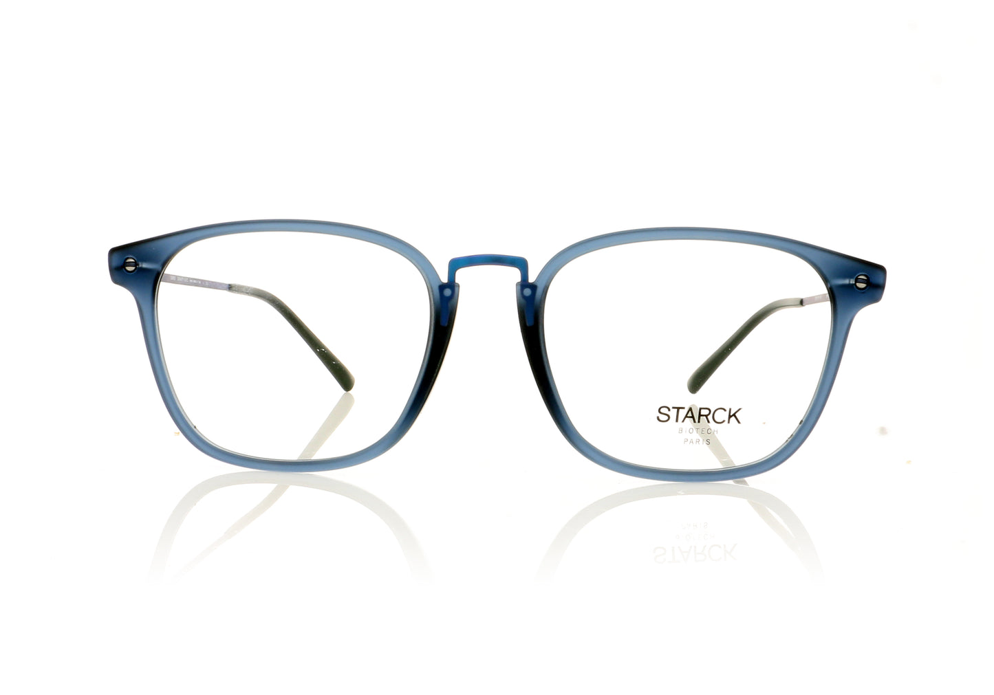 Starck 0SH3064 3 Matte Blue Glasses - Front