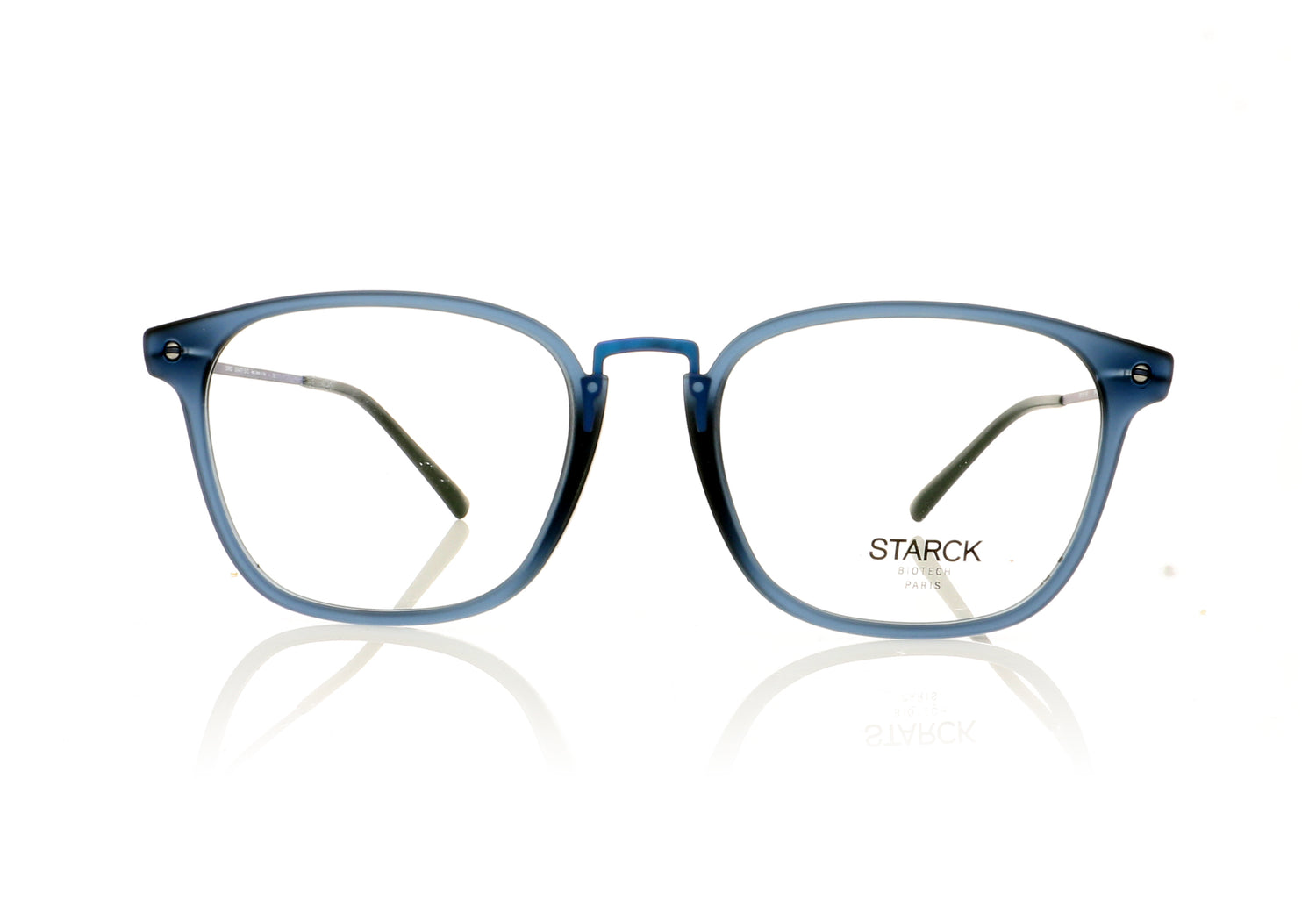Starck 0SH3064 3 Matte Blue Glasses - Front