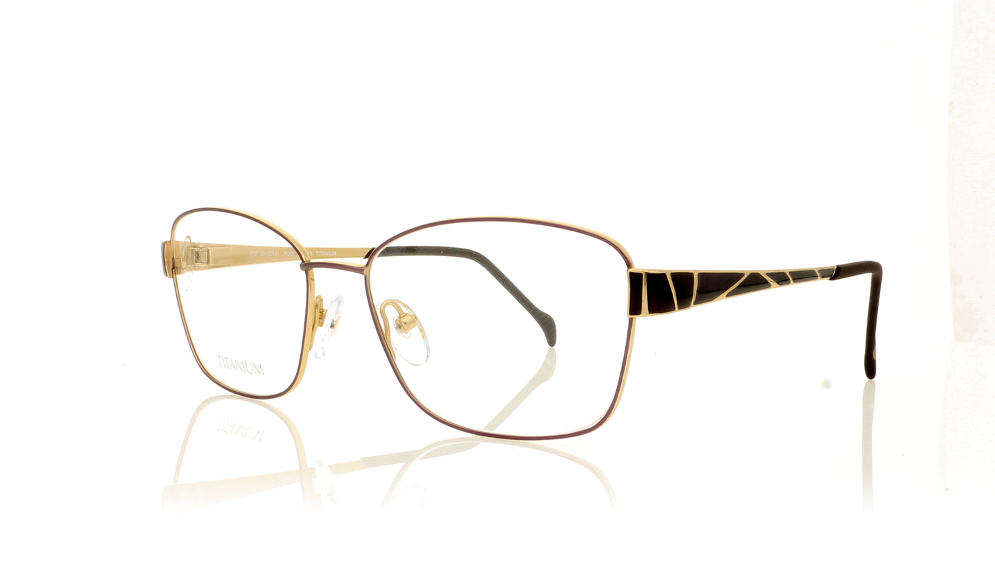 Stepper SI-50151 F085 Gold Glasses - Angle