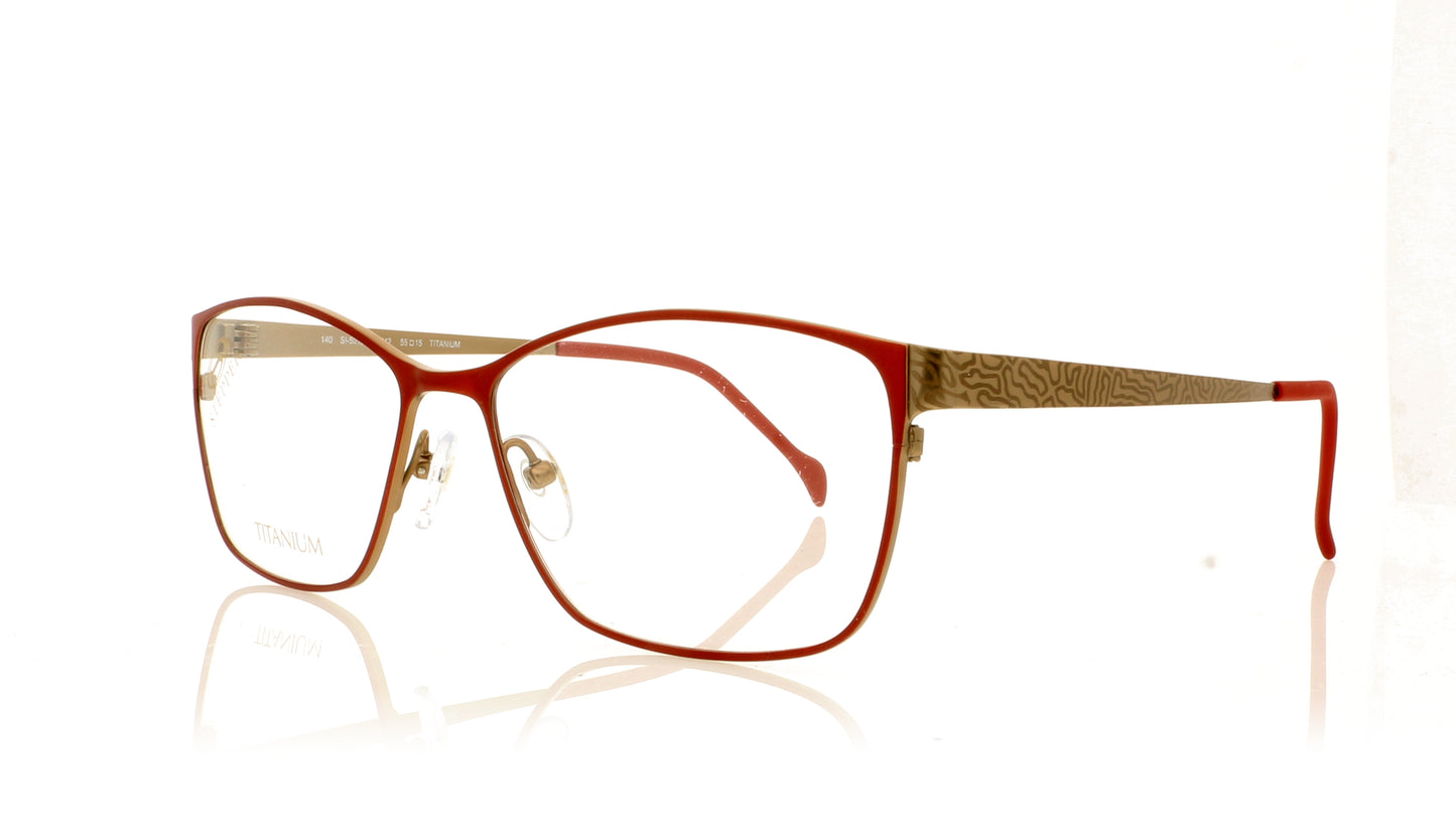 Stepper SI-50182 F042 Red Glasses - Angle