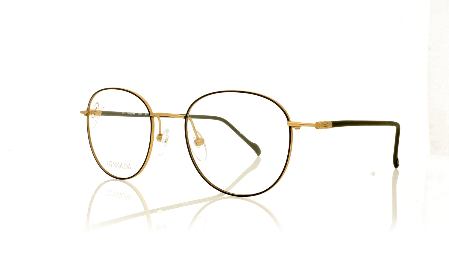 Stepper SI-60166 F061 Gold Glasses - Angle