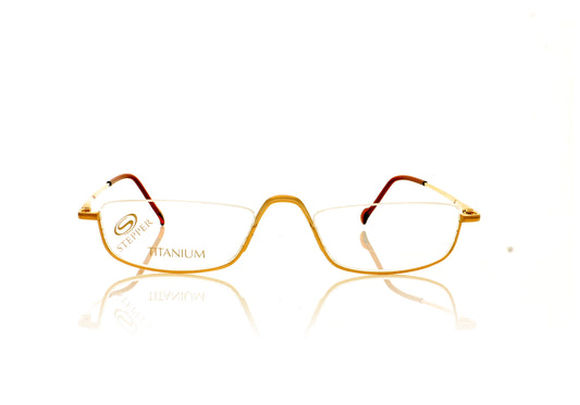 Stepper SI-3074 SI3074 F010 Gold Glasses - Front