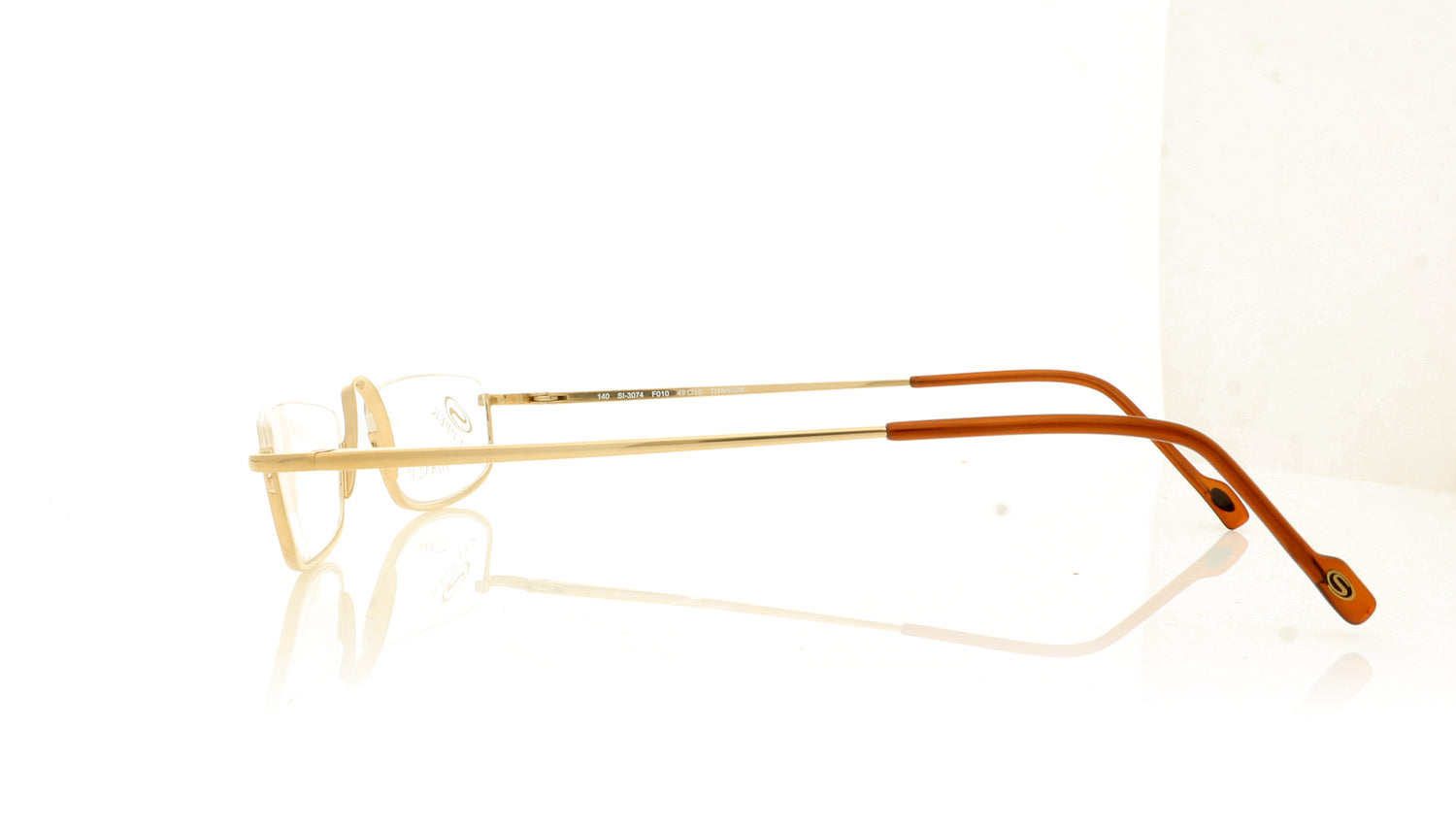 Stepper SI-3074 SI3074 F010 Gold Glasses - Side