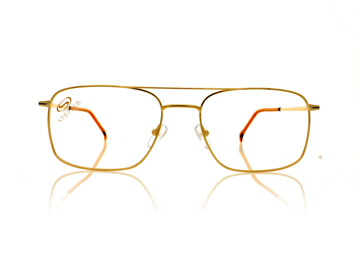 Stepper SI-6016 SI6016 F012 Gold Glasses - Front