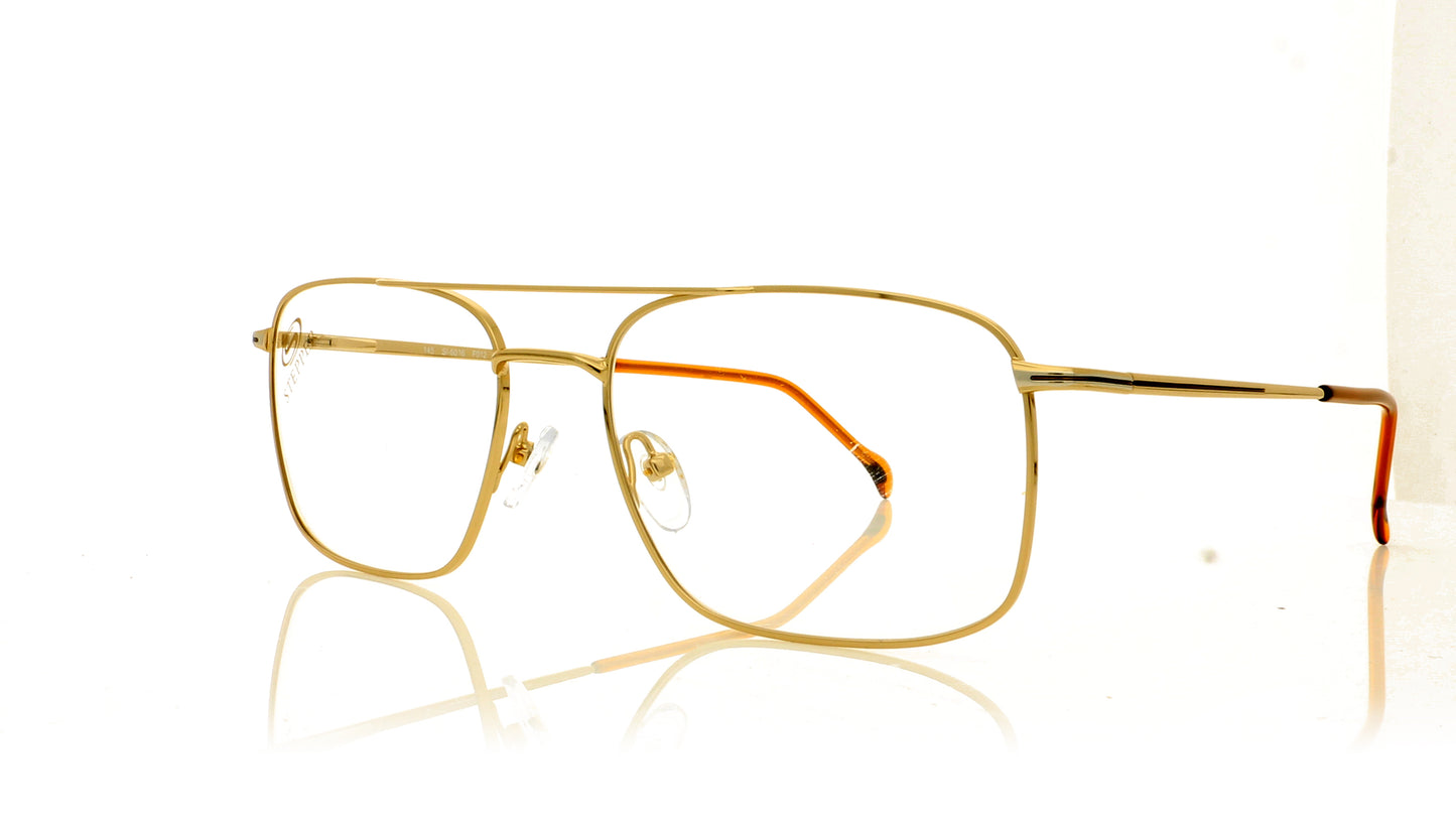 Stepper SI-6016 SI6016 F012 Gold Glasses - Angle