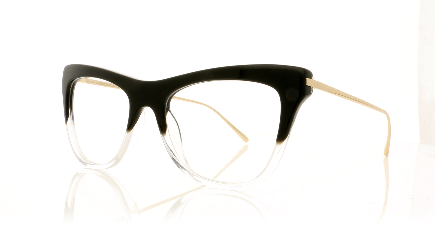 Sunday Somewhere Brigitte 78 FAD Faded Black Glasses - Angle