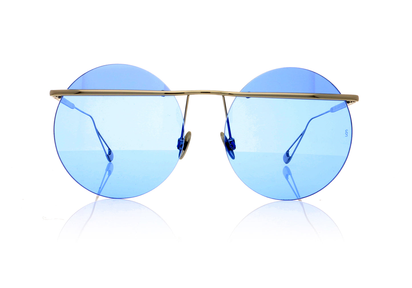 Sunday Somewhere Minggu 142-SKY Silver Sunglasses - Front