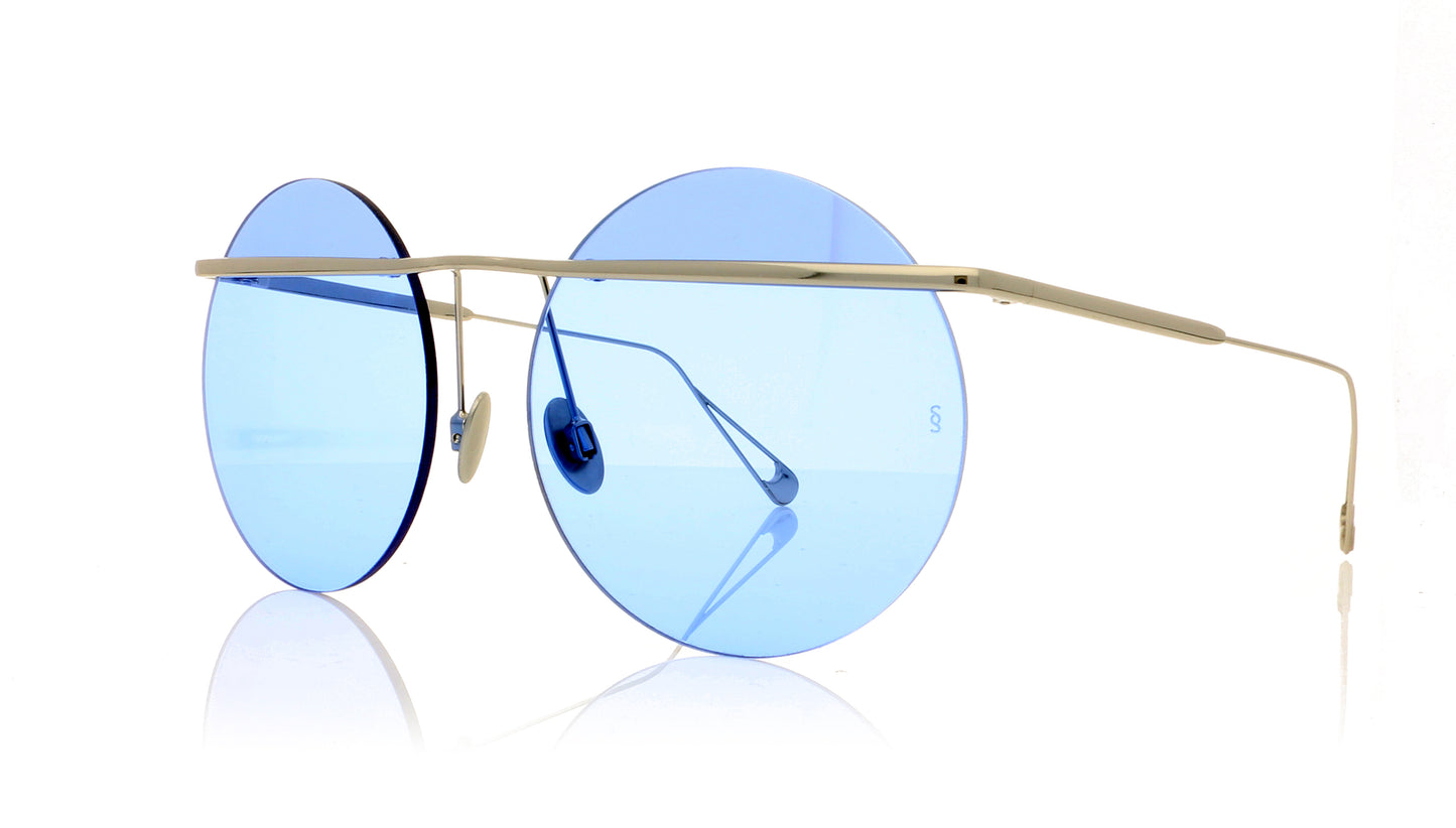 Sunday Somewhere Minggu 142-SKY Silver Sunglasses - Angle