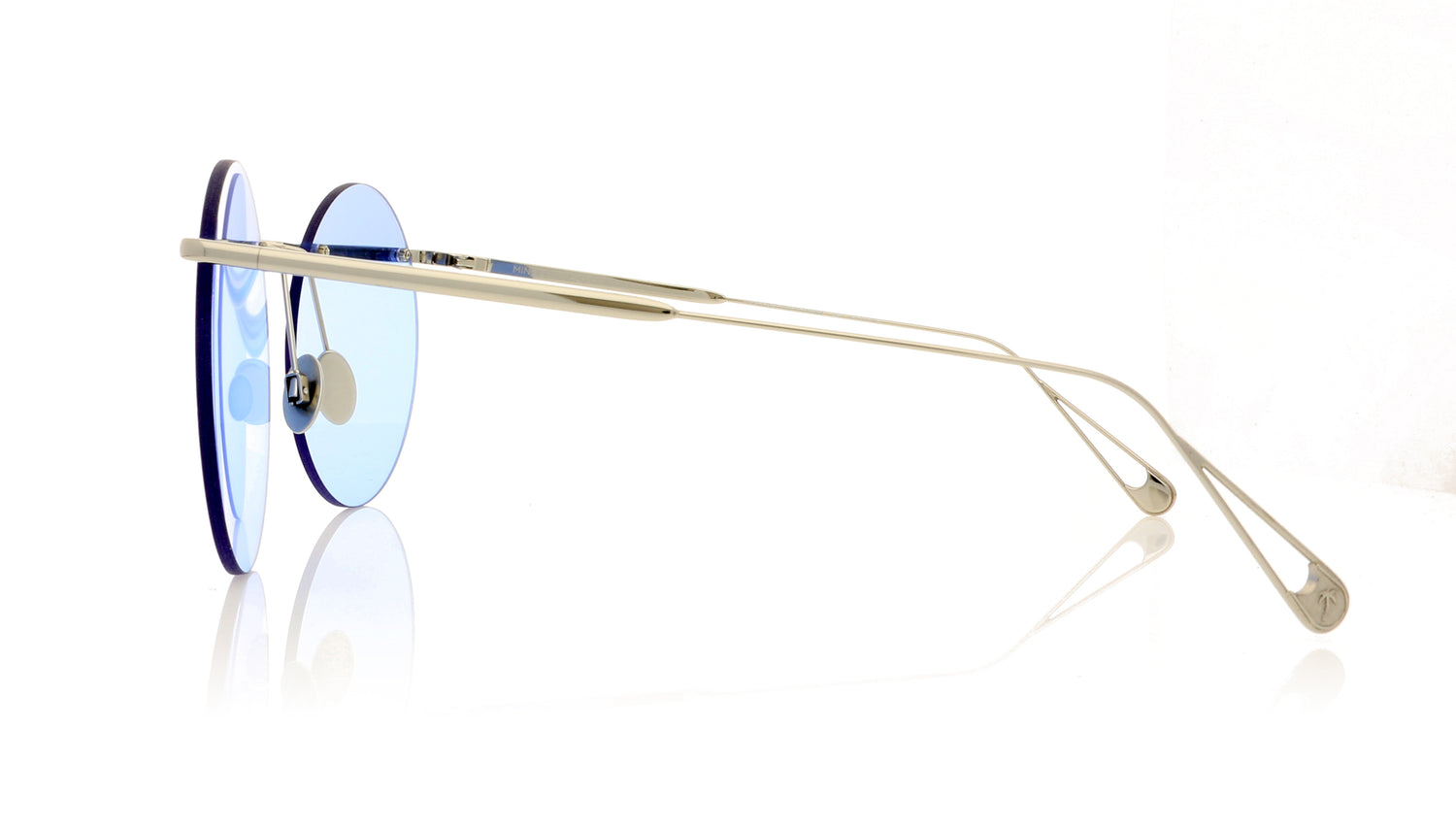 Sunday Somewhere Minggu 142-SKY Silver Sunglasses - Side