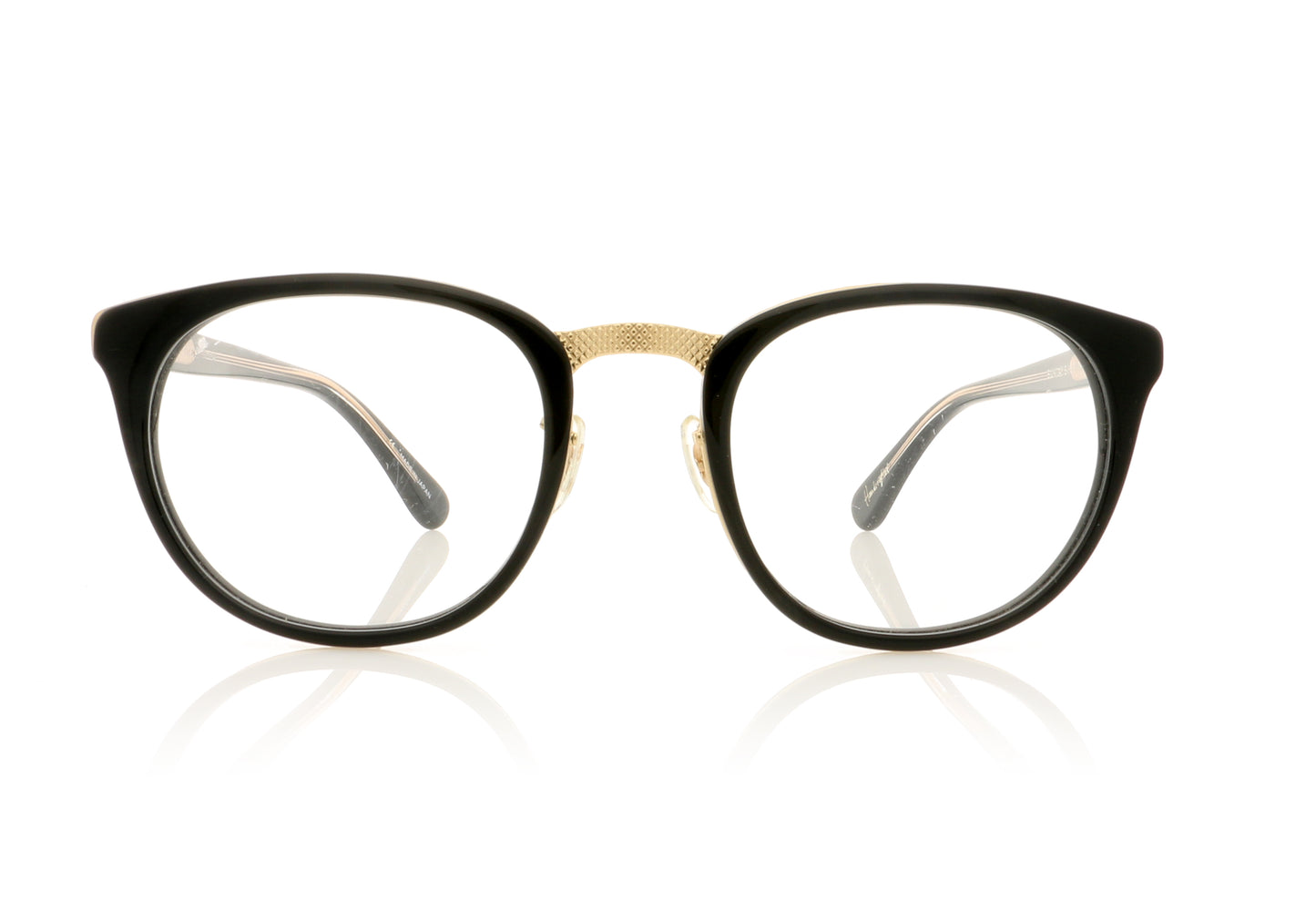 Sunday Somewhere Olive 053-BLK Black Glasses - Front