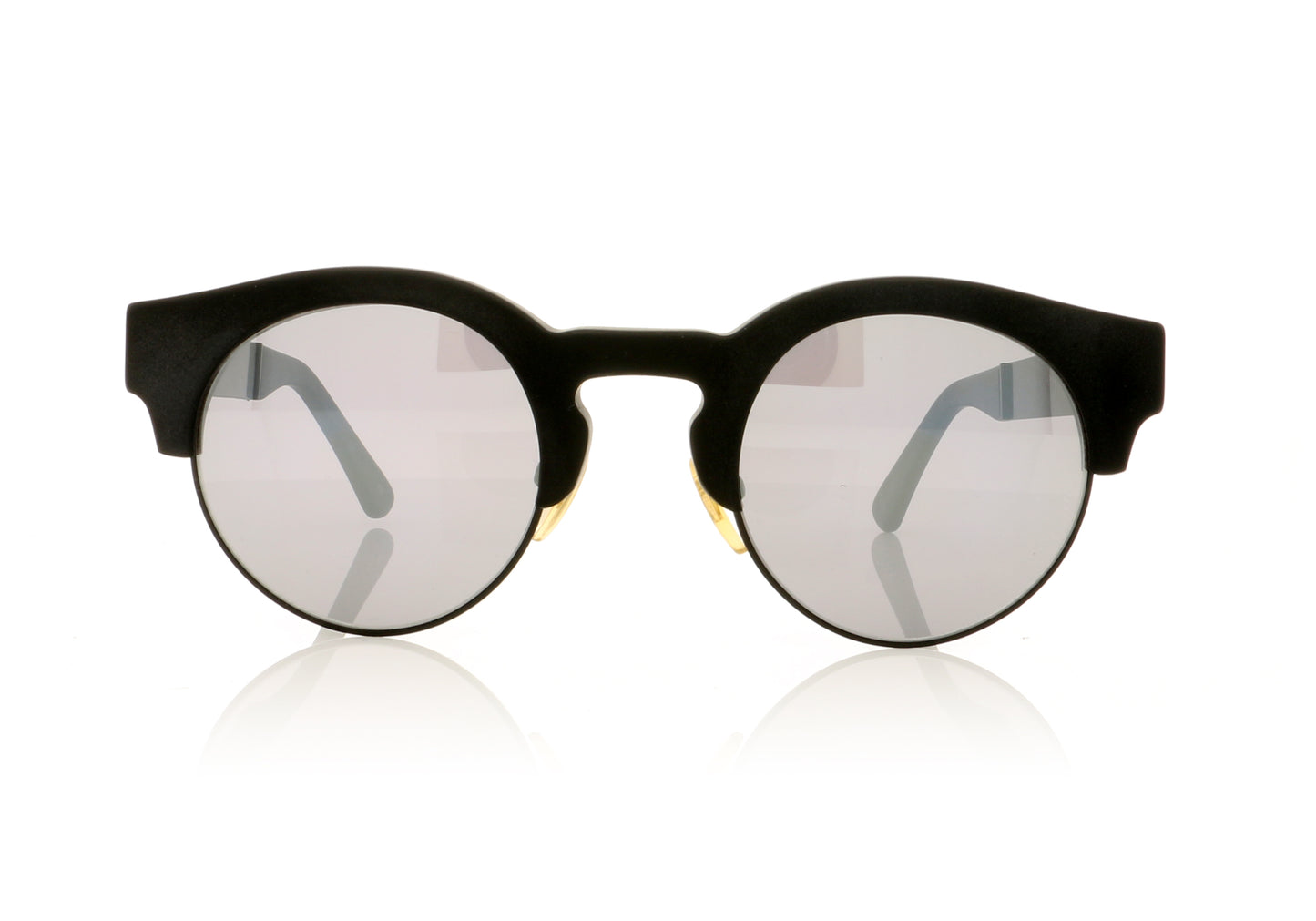 Sunday Somewhere Soleae 016-BMI Matt Black Sunglasses - Front
