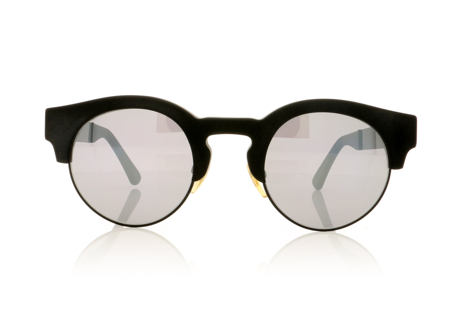 Sunday Somewhere Soleae 016-BMI Matt Black Sunglasses - Front