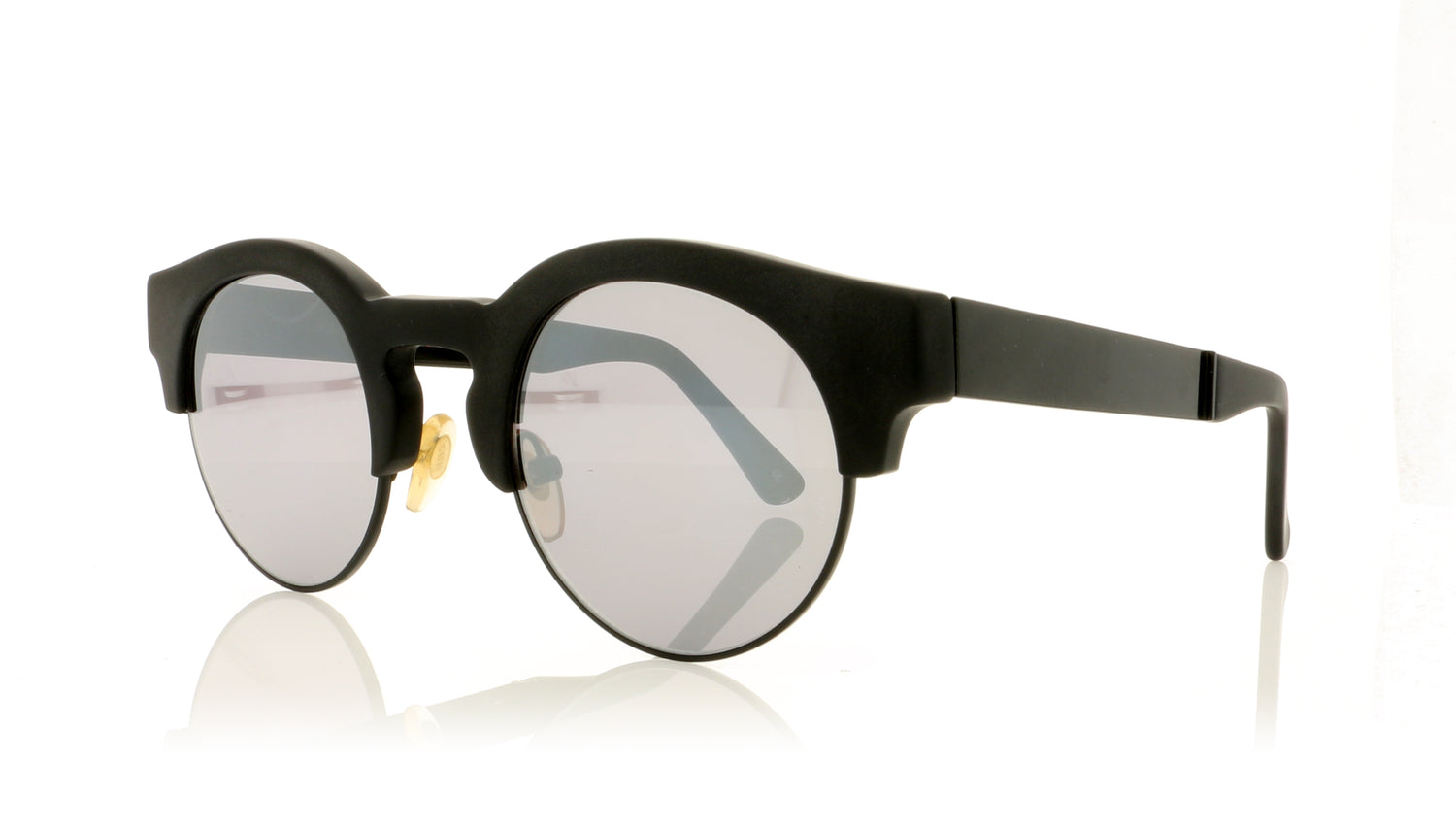 Sunday Somewhere Soleae 016-BMI Matt Black Sunglasses - Angle
