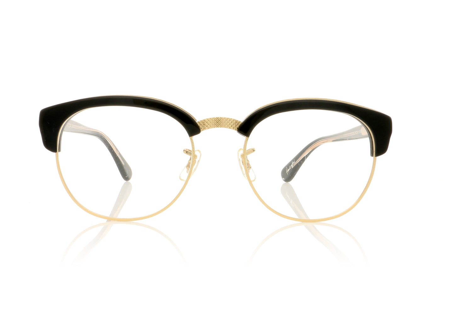 Sunday Somewhere Woody 055-MAT Matt Black Glasses - Front