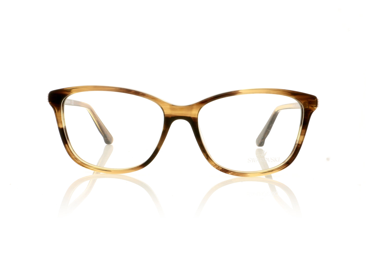 Swarovski Asia SW5185 Gilberta 50 Tortoise Glasses - Front