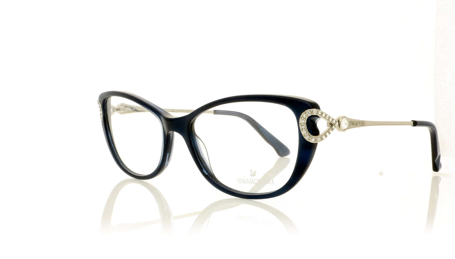 Swarovski Asia SW5188 Gote 90 Blue Glasses - Angle