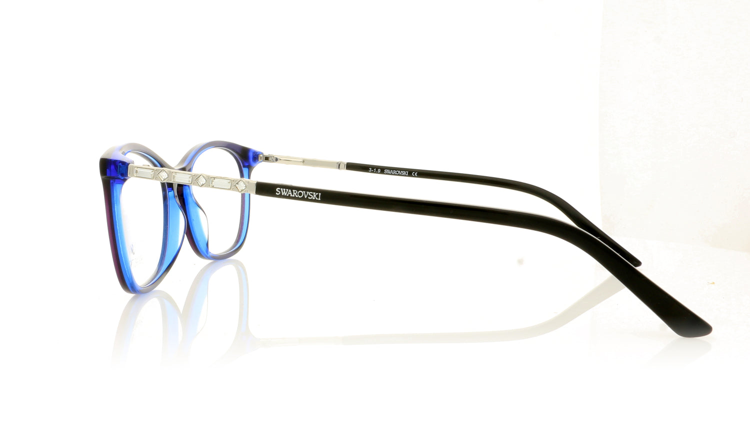 Swarovski Asia SW5164 92 Blue Glasses - Side