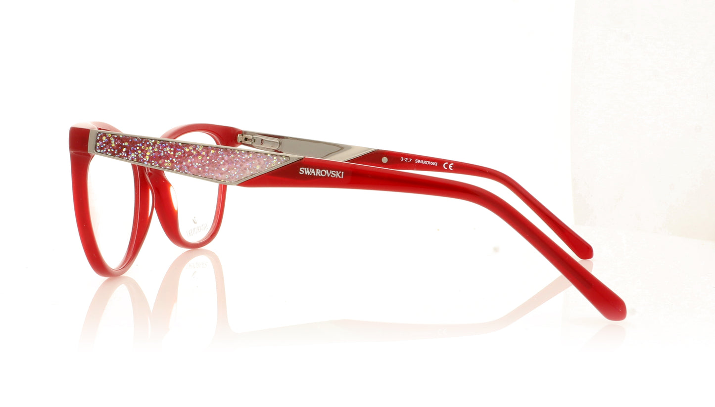 Swarovski Asia SW5276 66 Red Glasses - Side