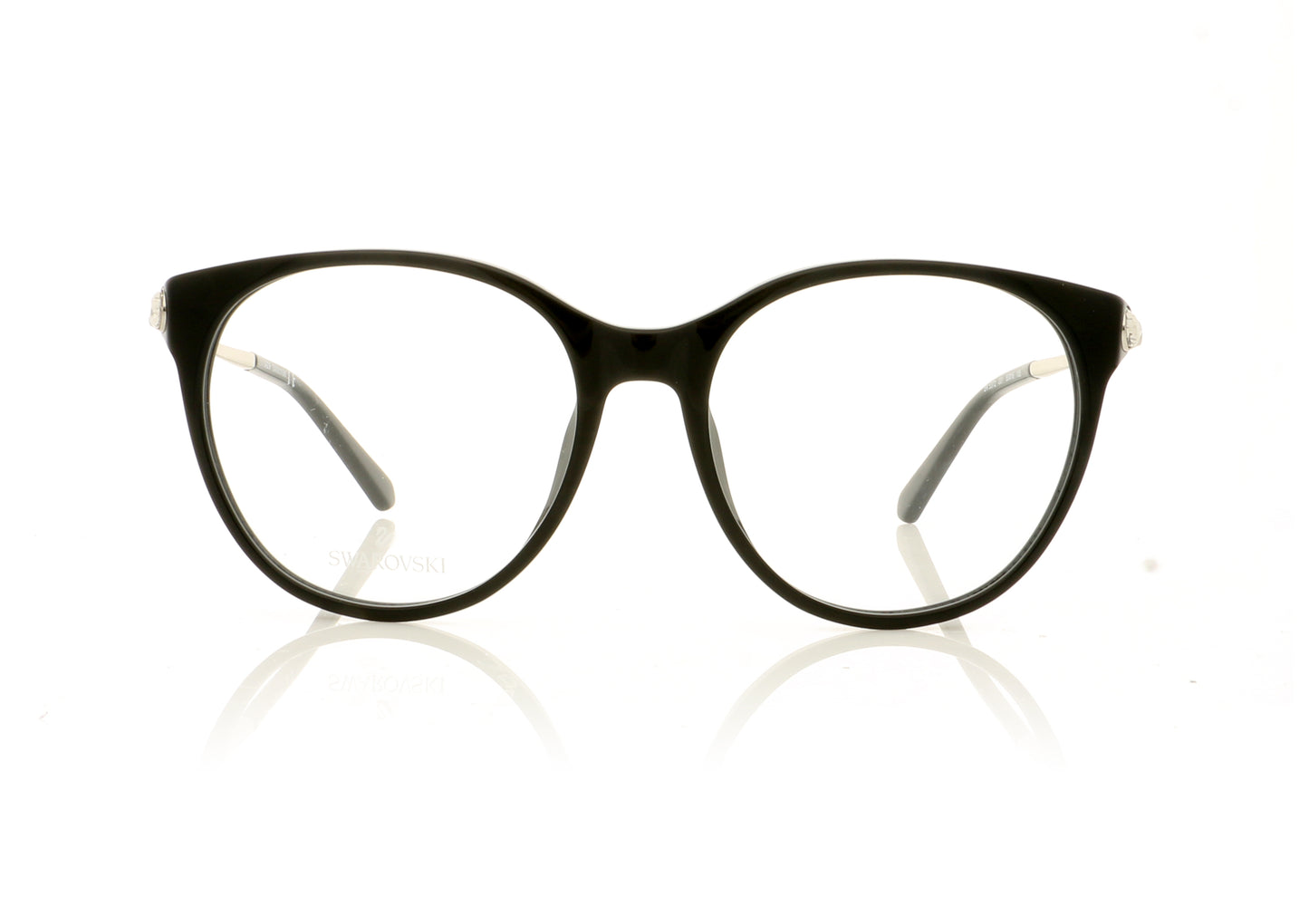 Swarovski SK5372/V 1 Black Glasses - Front