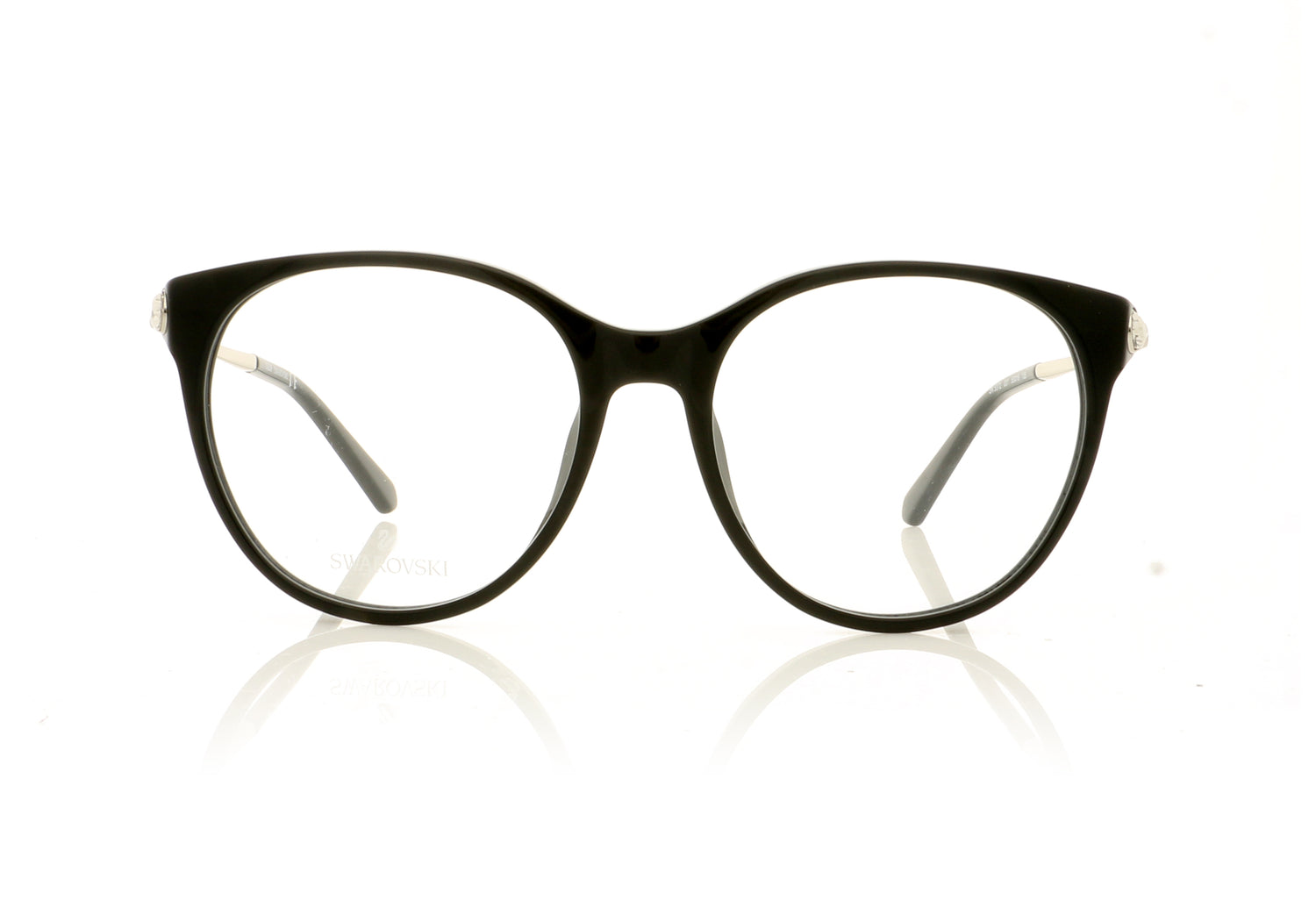 Swarovski SK5372/V 1 Black Glasses - Front