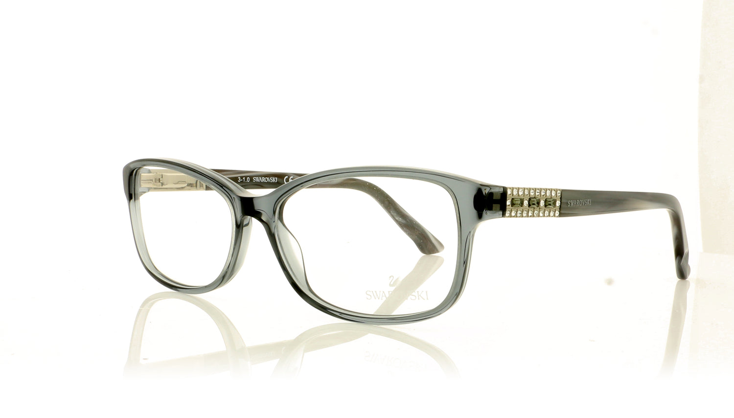 Swarovski SK5155 SW5155 20 Blue Glasses - Angle