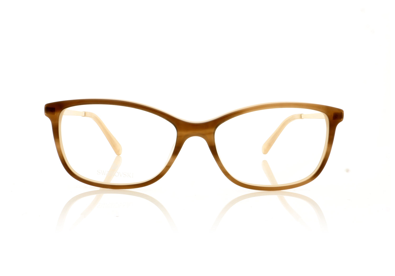Swarovski SK5285 SW 5285 47 Beige Glasses - Front