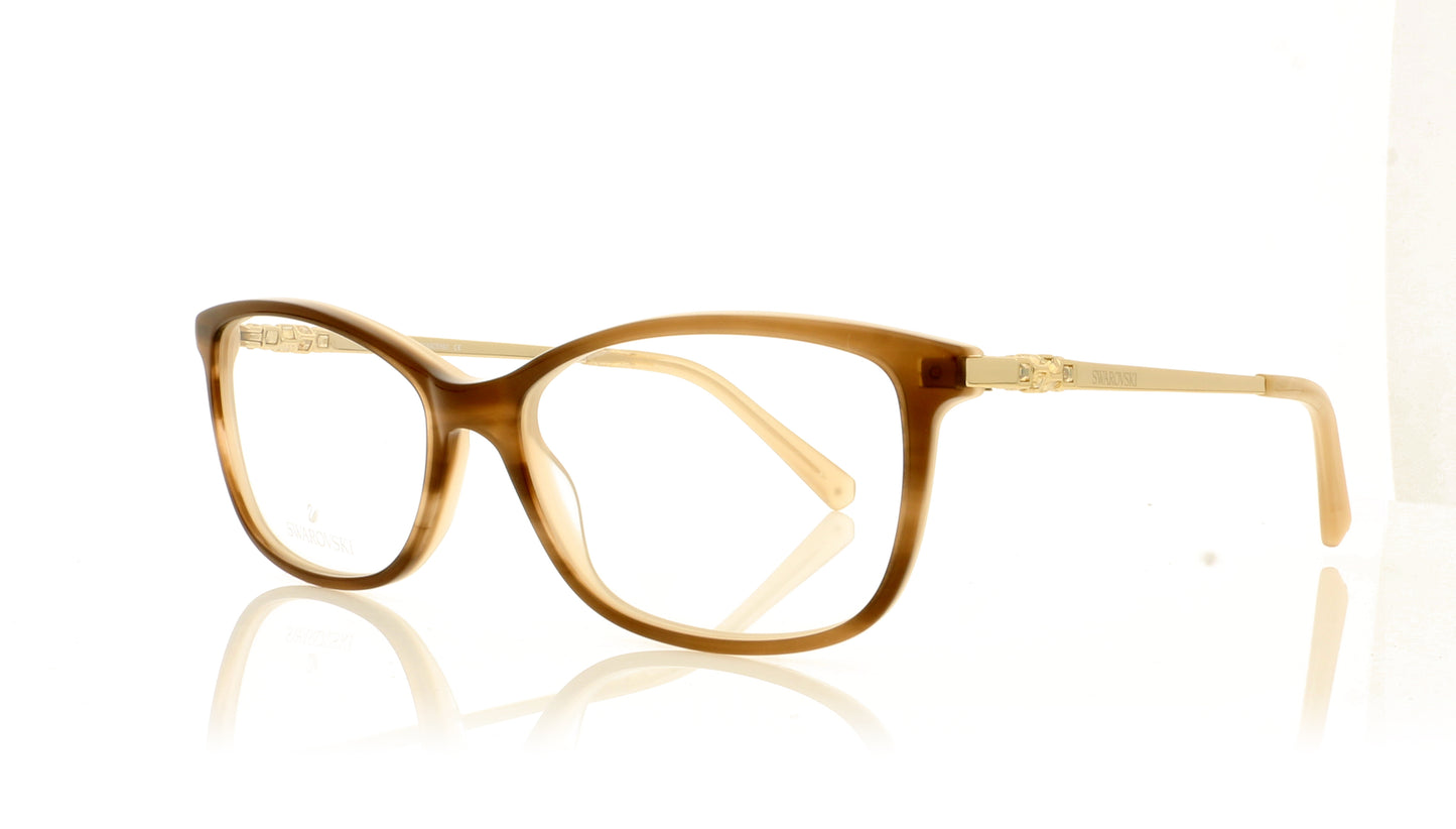 Swarovski SK5285 SW 5285 47 Beige Glasses - Angle