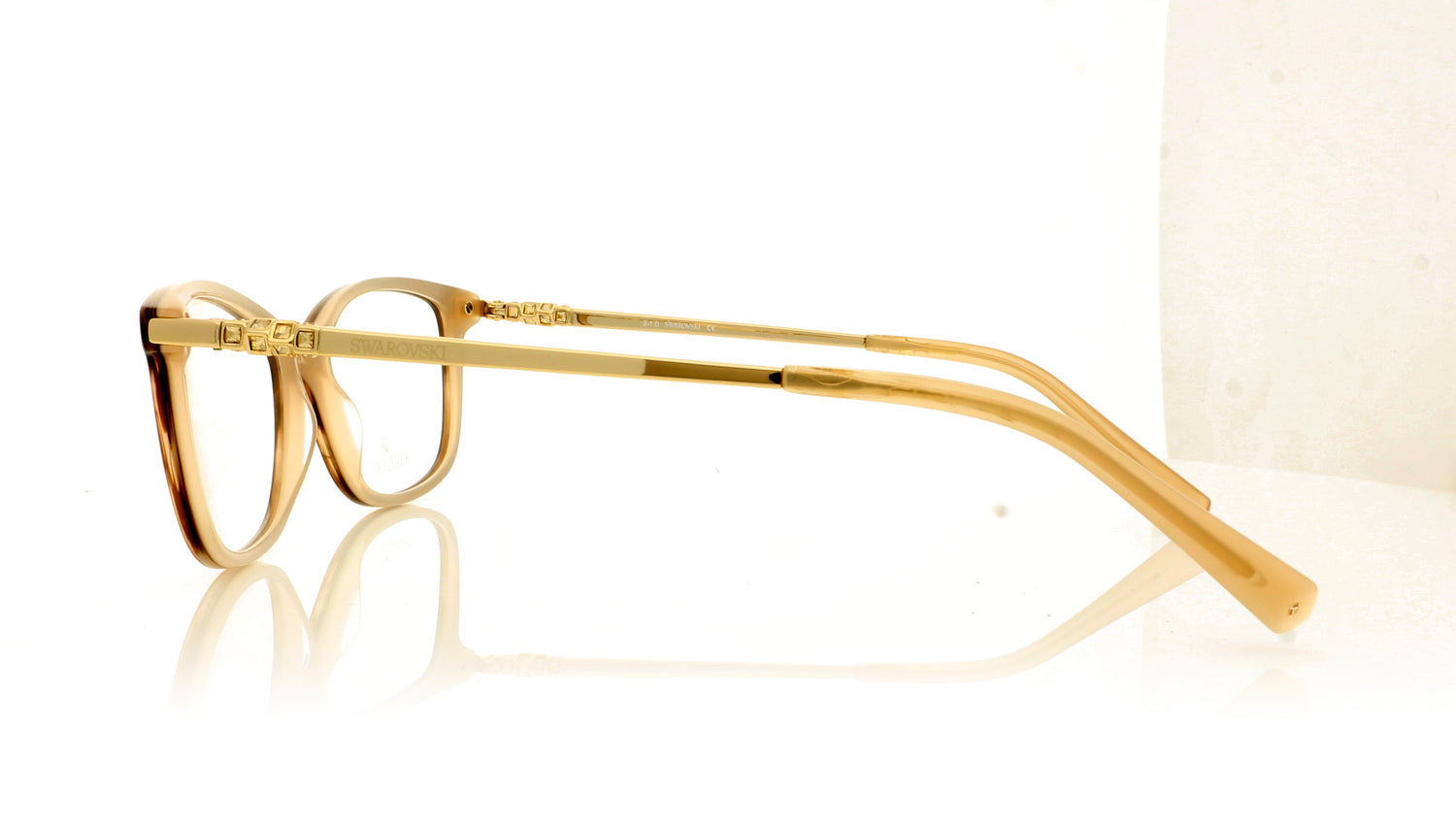 Swarovski SK5285 SW 5285 47 Beige Glasses - Side