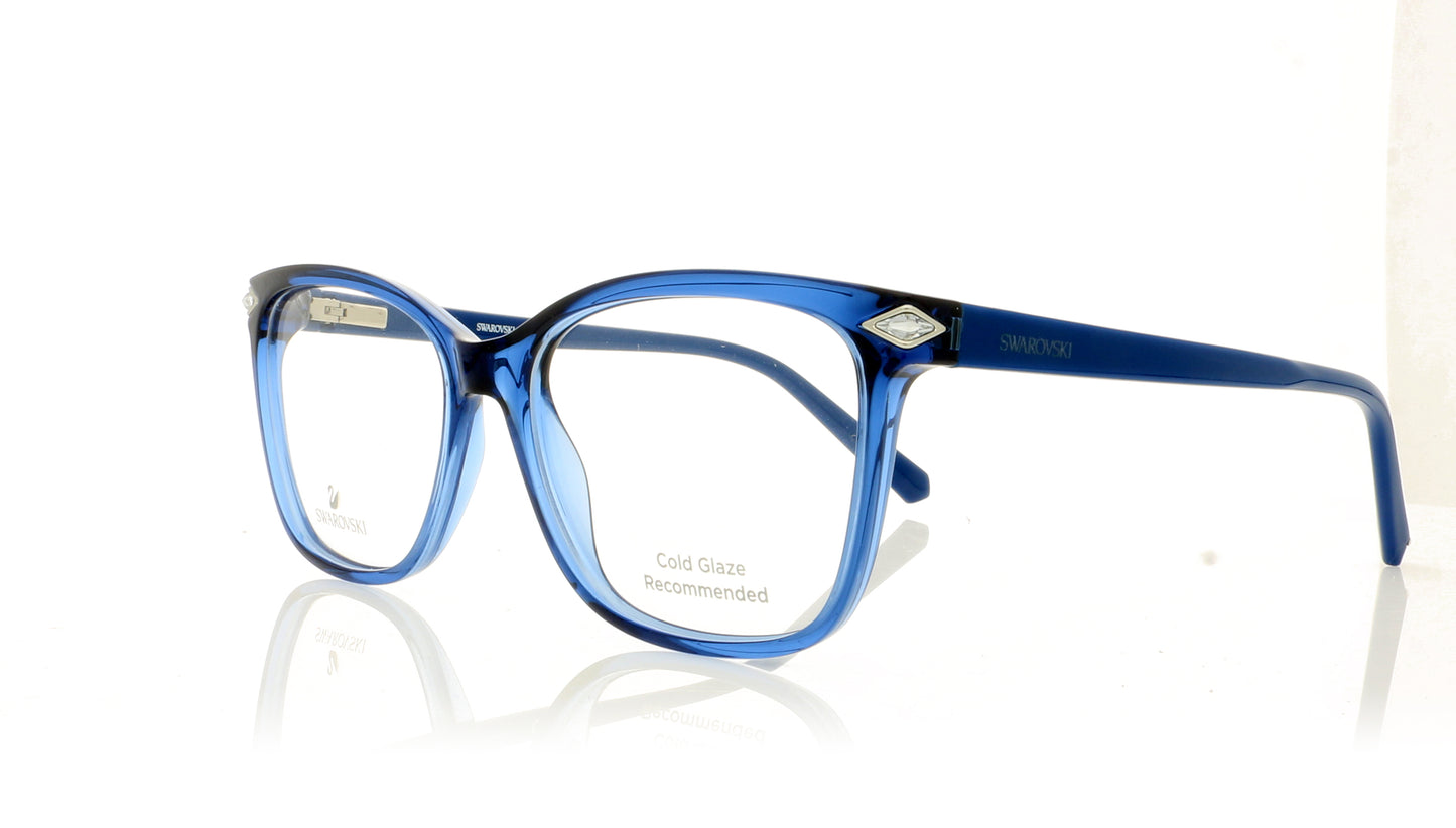 Swarovski SK5298/V SW 5298 87 Blue Glasses - Angle