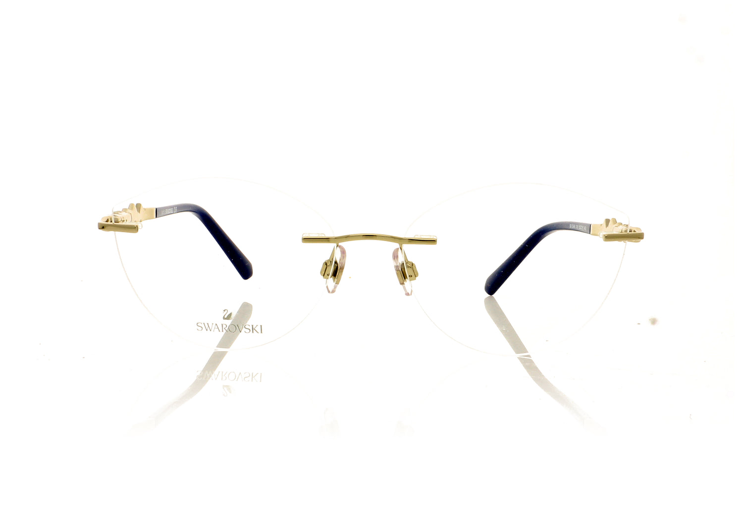Swarovski SK5346/V SW 5346 16 Silver Glasses - Front