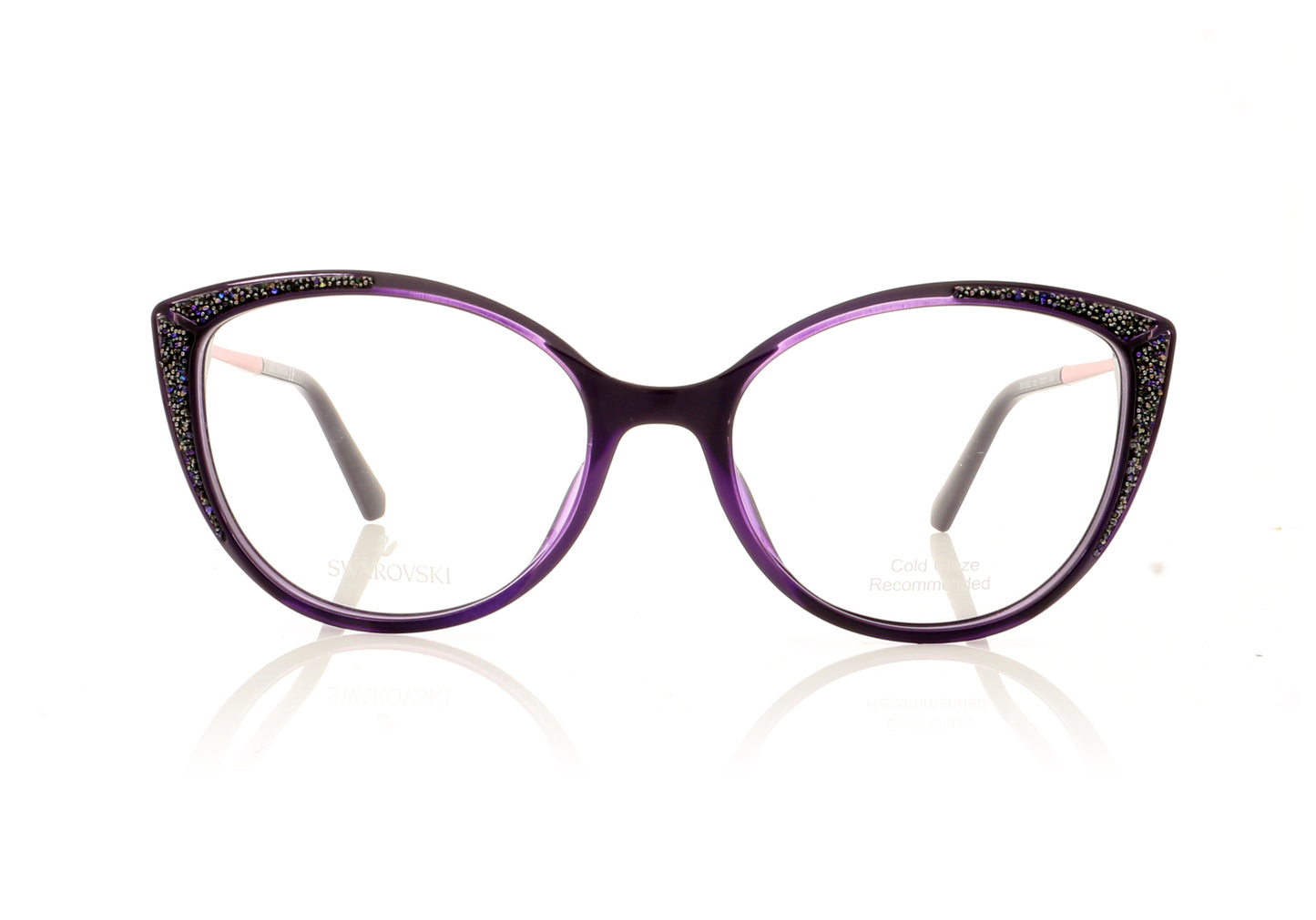 Swarovski SK5362/V SW 5362 81 Purple Glasses - Front