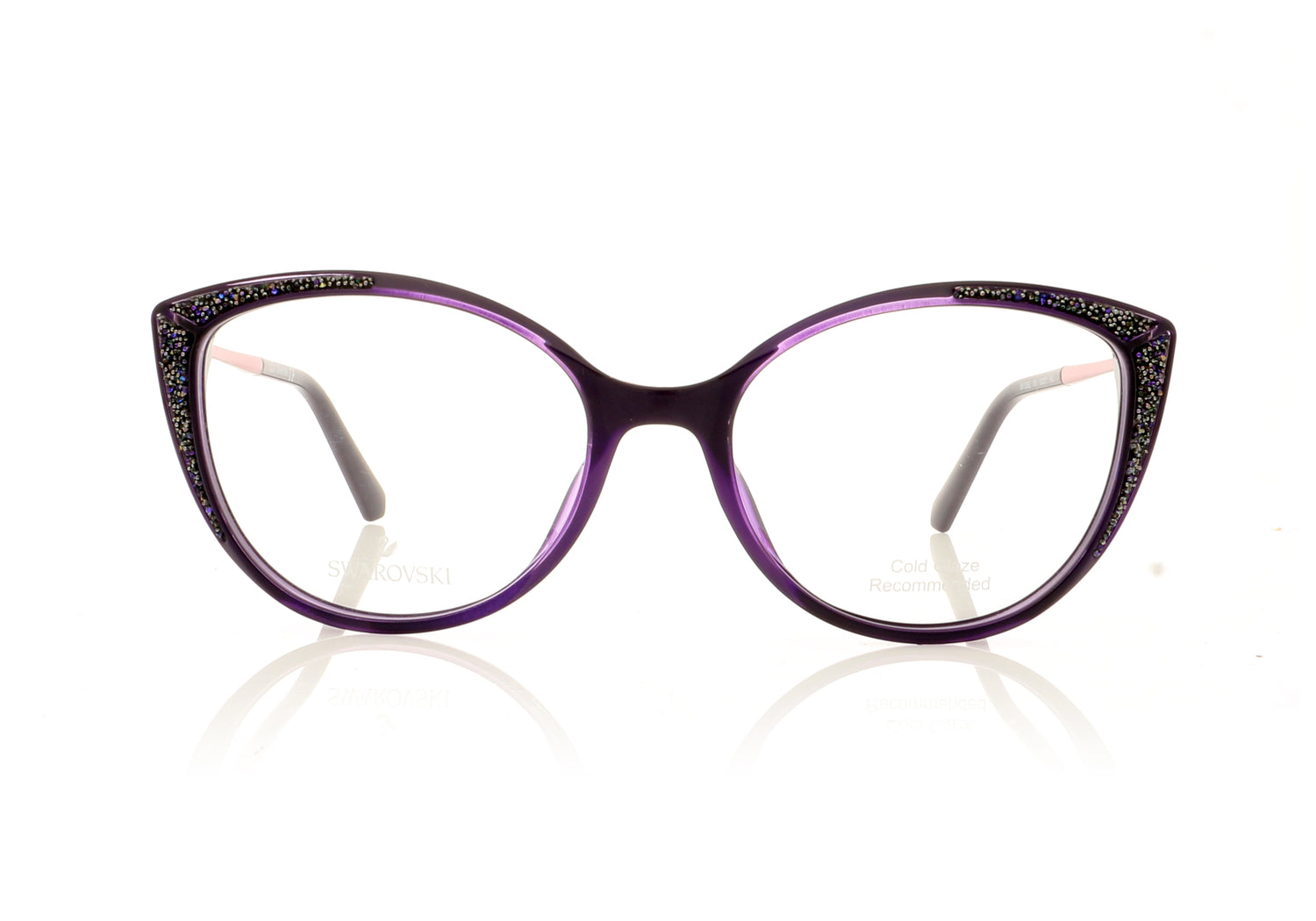 Swarovski SK5362/V SW 5362 81 Purple Glasses - Front