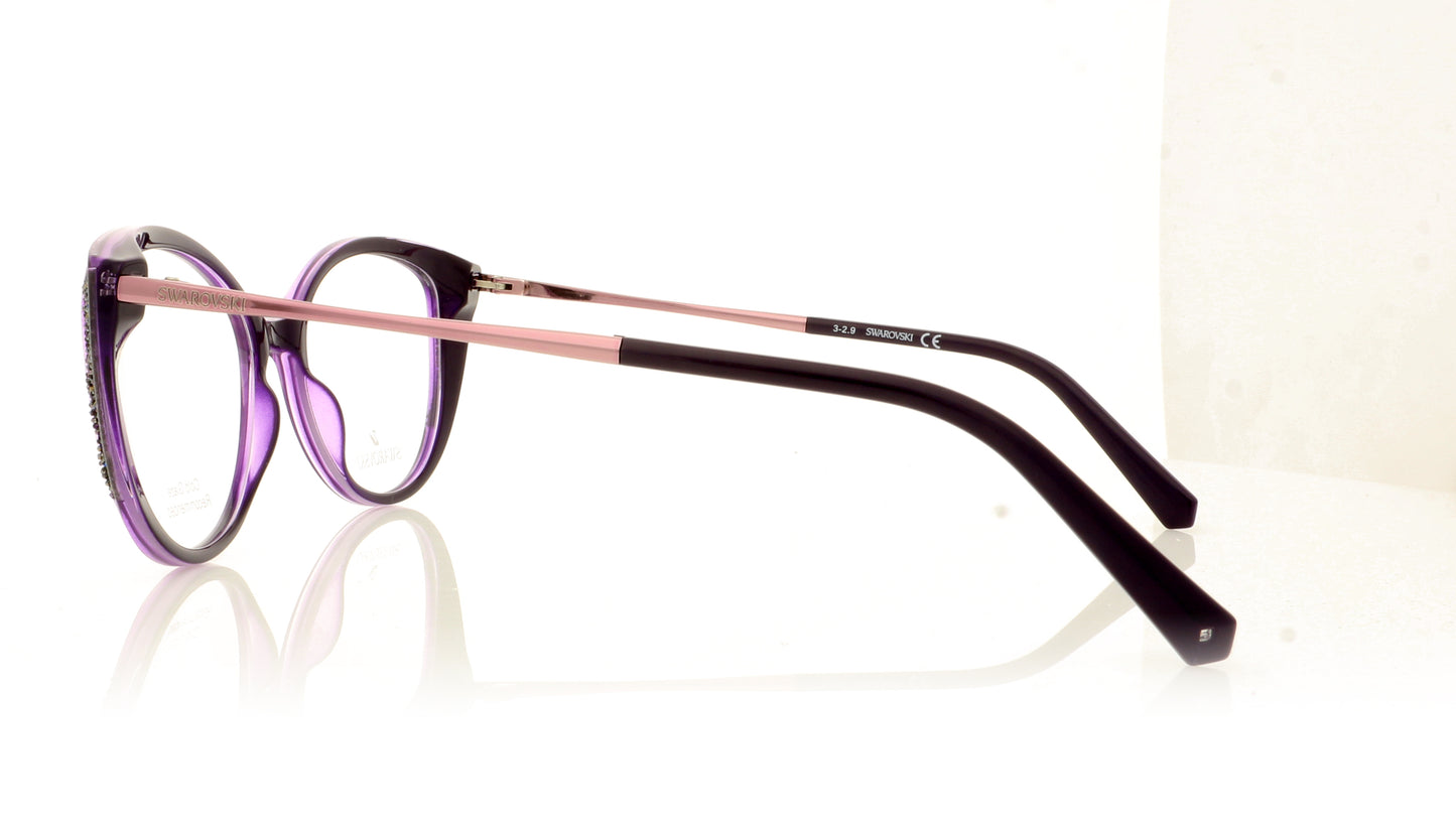 Swarovski SK5362/V SW 5362 81 Purple Glasses - Side