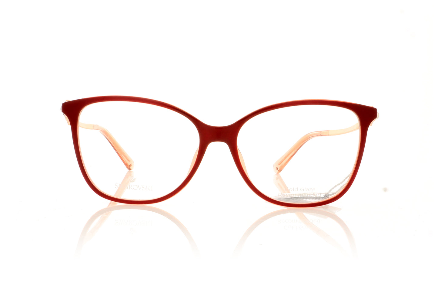 Swarovski SK5367 SW 5367 71 Red Glasses - Front