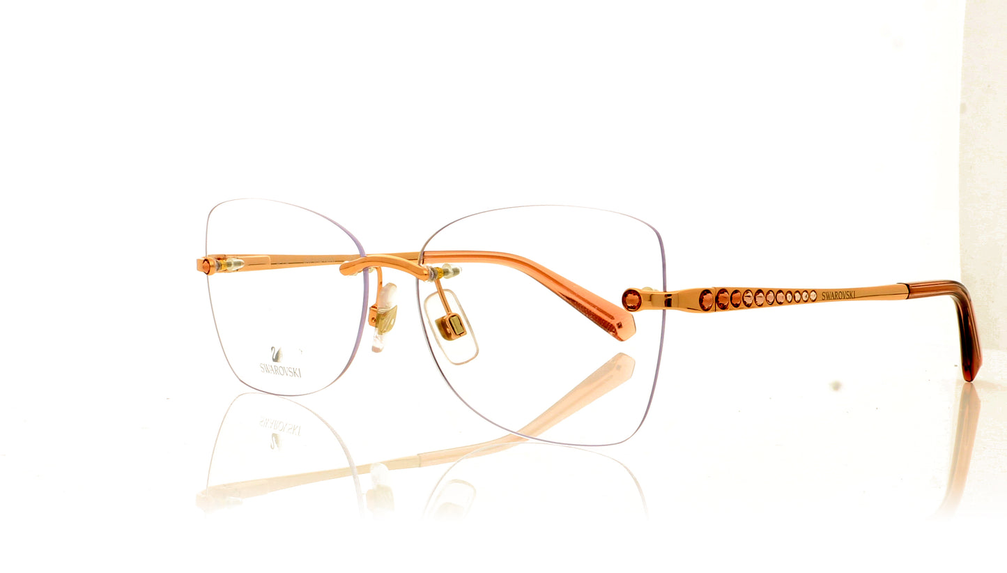 Swarovski SK5374/V SW 5374 33 Pink Glasses - Angle