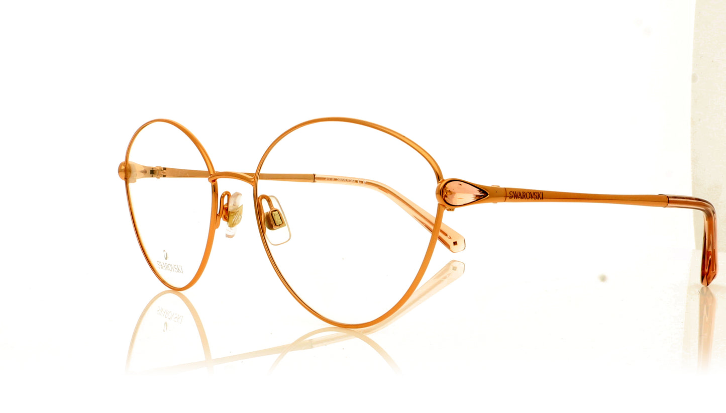 Swarovski SK5384/V SW 5384 52 Tortoise Glasses - Angle