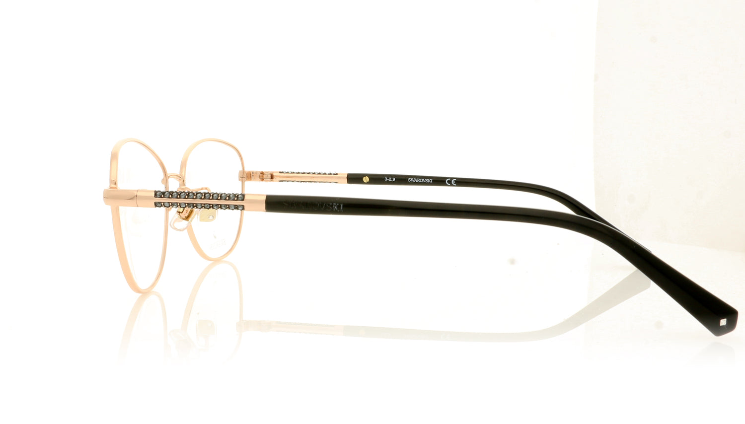 Swarovski SK5386-H/V SW 5386 33 Rose Gold Glasses - Side