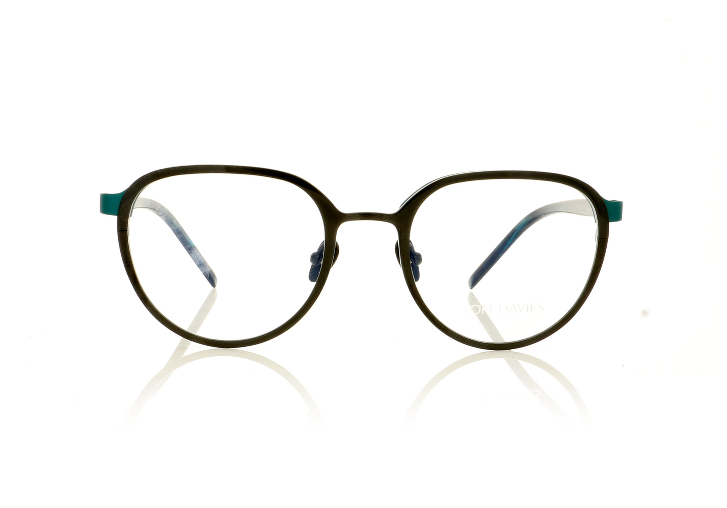 Tom Davies TD633 1793 Electric Blue Glasses - Front