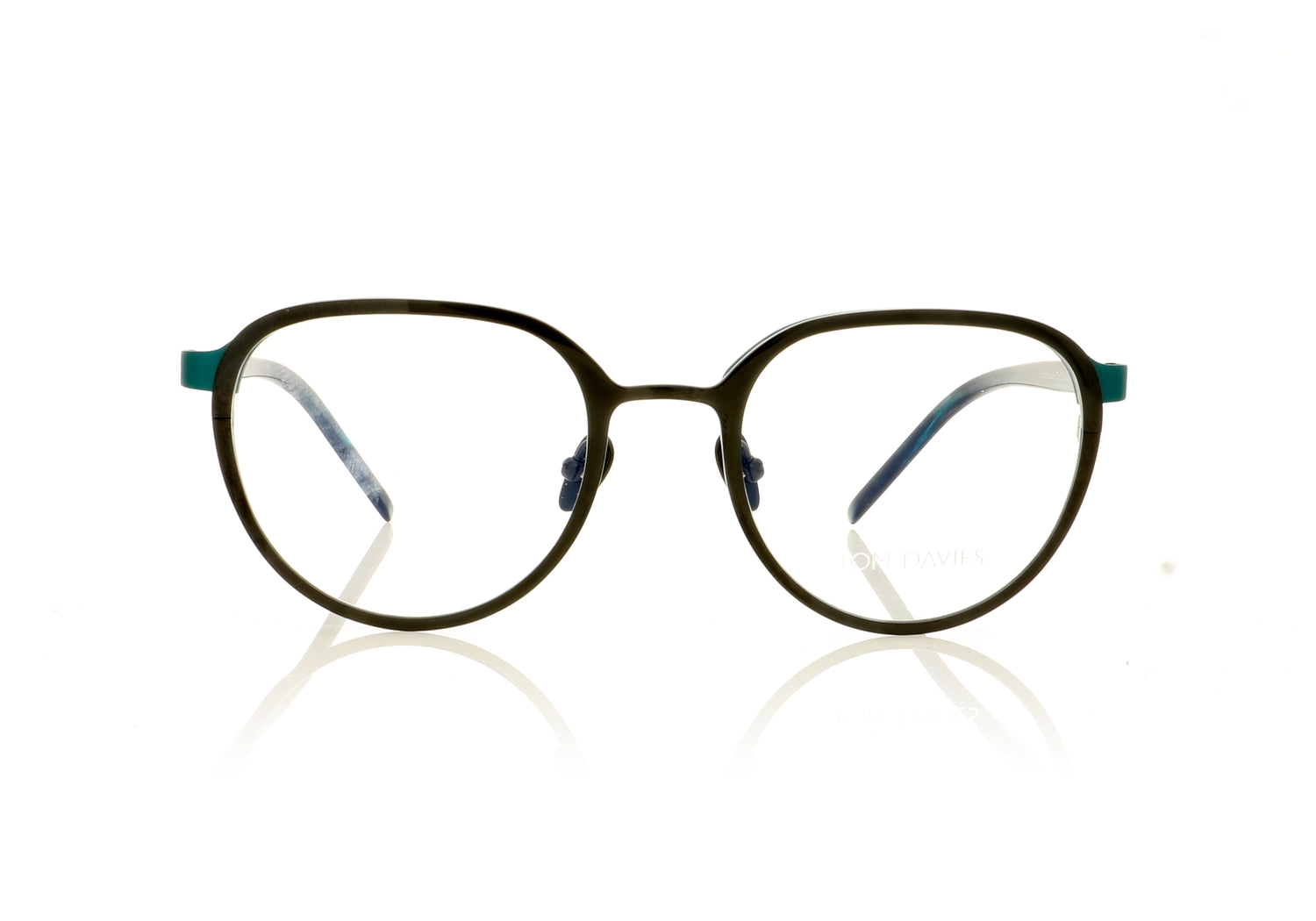 Tom Davies TD633 1793 Electric Blue Glasses - Front