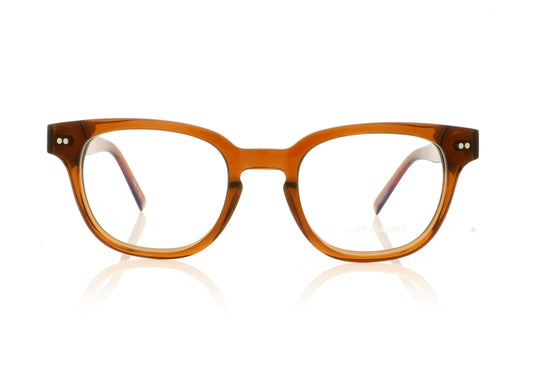 Tom Davies TD643 1828 Dark Amber Glasses - Front