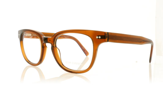 Tom Davies TD643 1828 Dark Amber Glasses - Angle