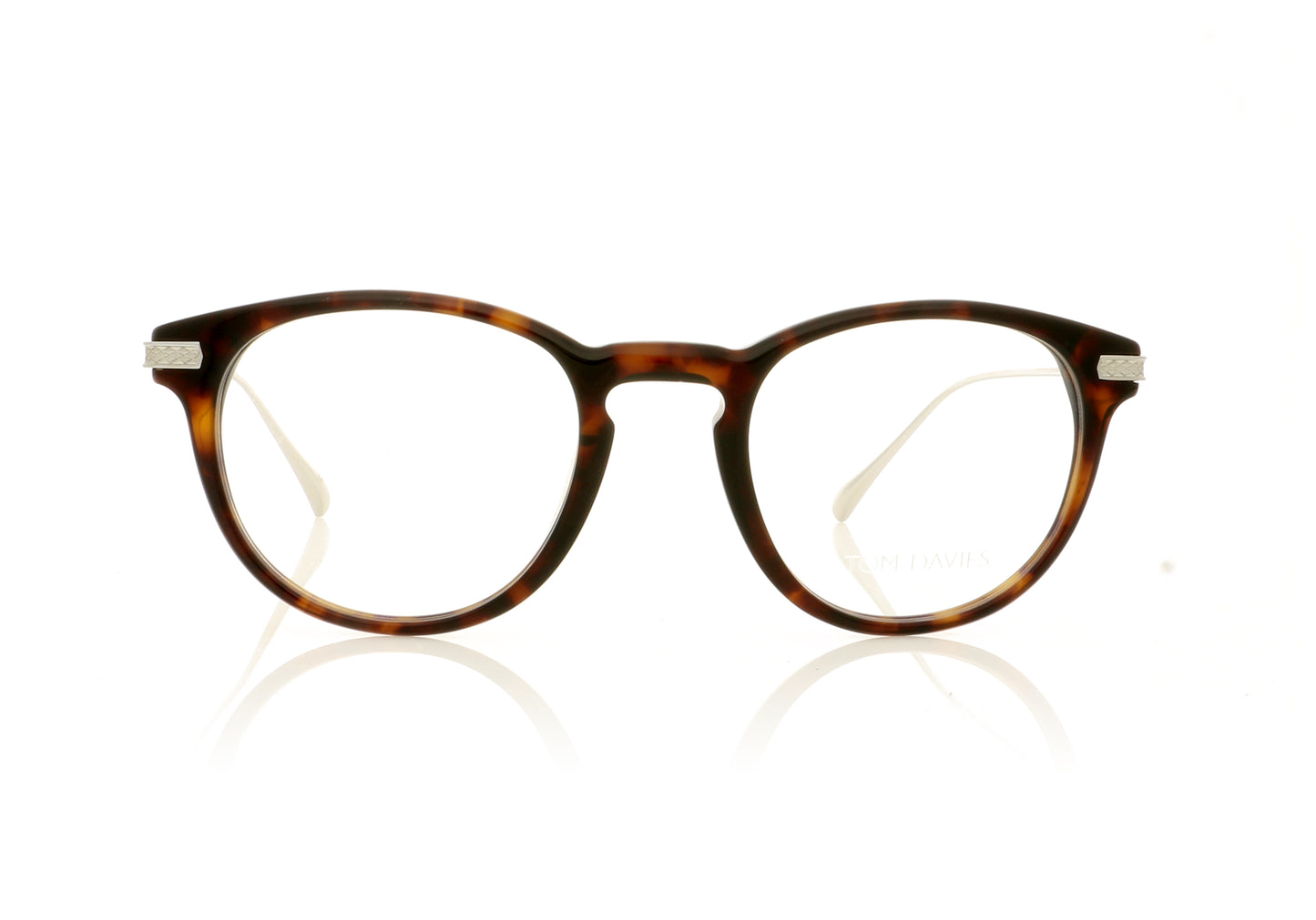 Tom Davies TD648 1842 Havana Glasses - Front