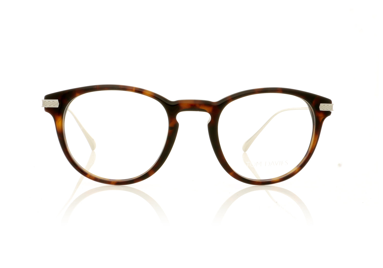 Tom Davies TD648 1842 Havana Glasses - Front
