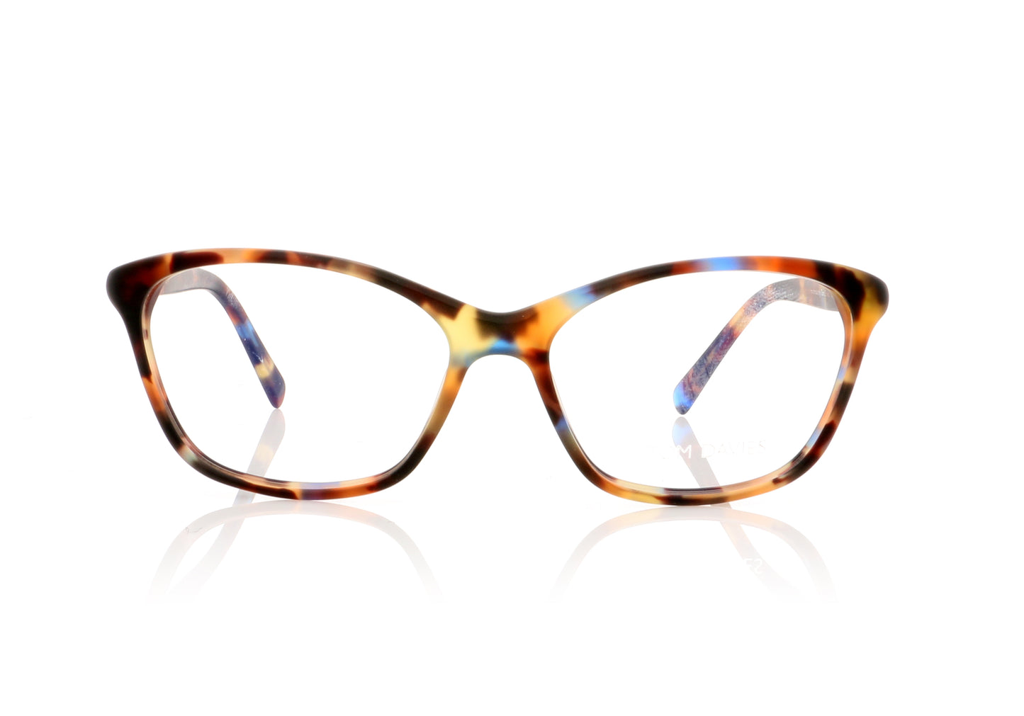 Tom Davies TD359 1043 Matt Tortoise Glasses - Front