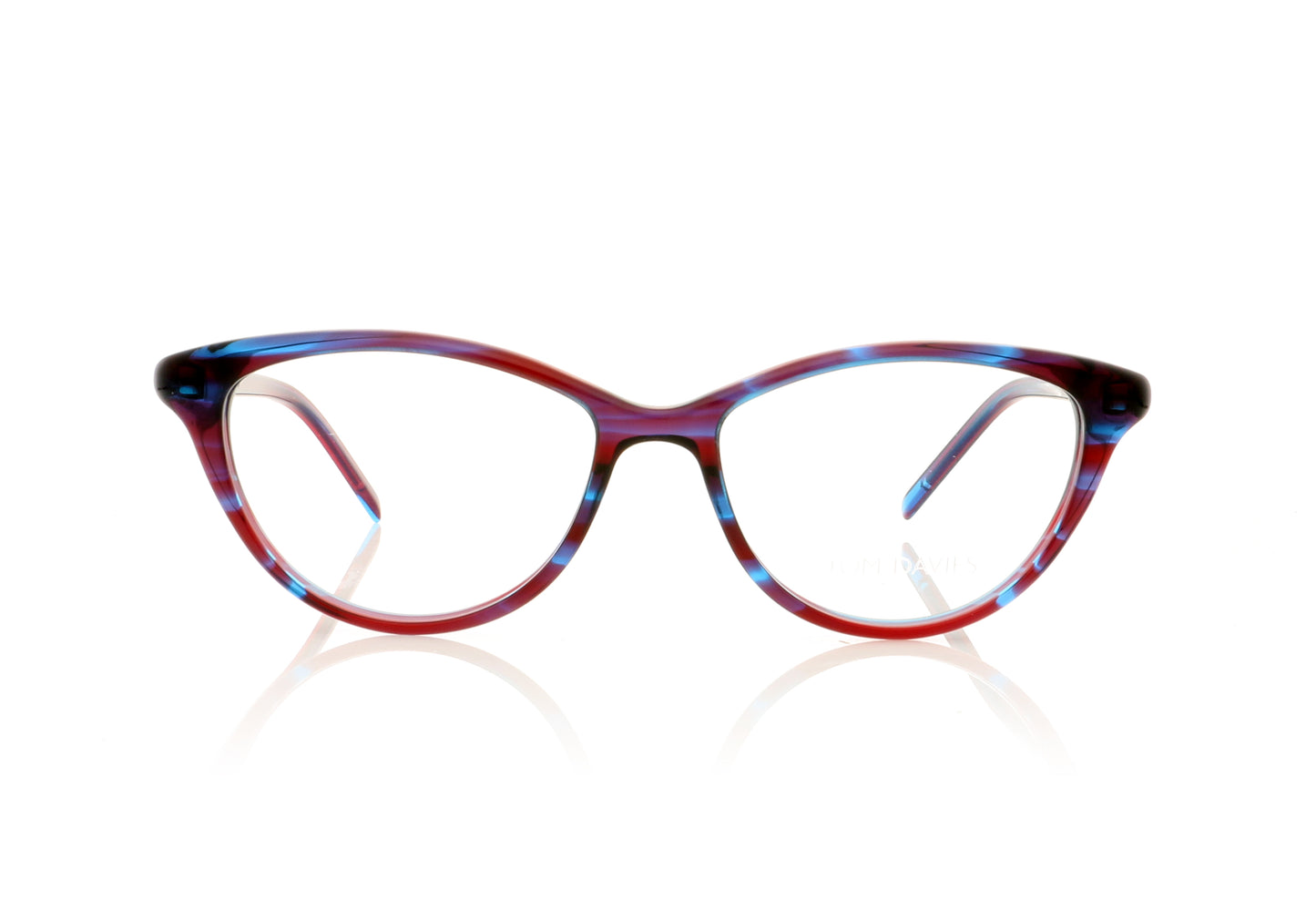 Tom Davies TD393 C1018 Smoked Cyan-Ruby-Blue Glasses - Front